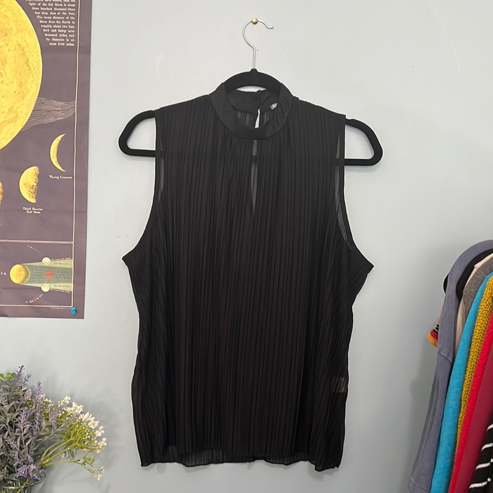 Sheer black over top shirt!